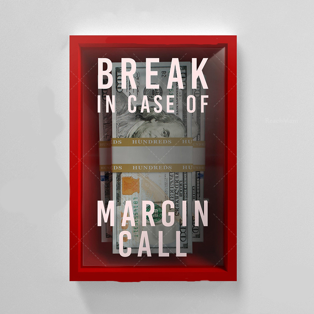 Break In Case Of Margin Call Canvas Art