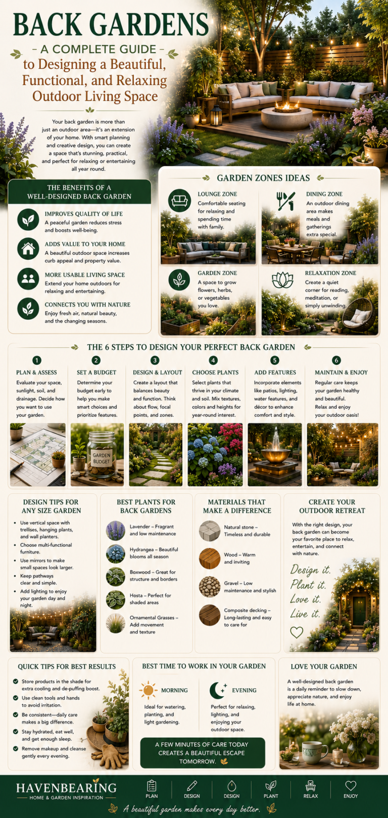 🦋 Back Gardens: A Complete Guide to Designing a Beautiful, Functional, and Relaxing Outdoor Living Space