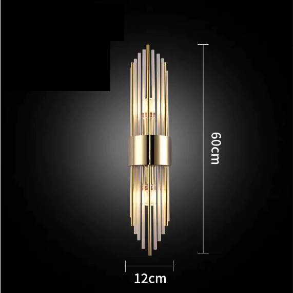 Crystal Wall Lamp Living Room Background Wall Stairs Aisle Light - Image 15