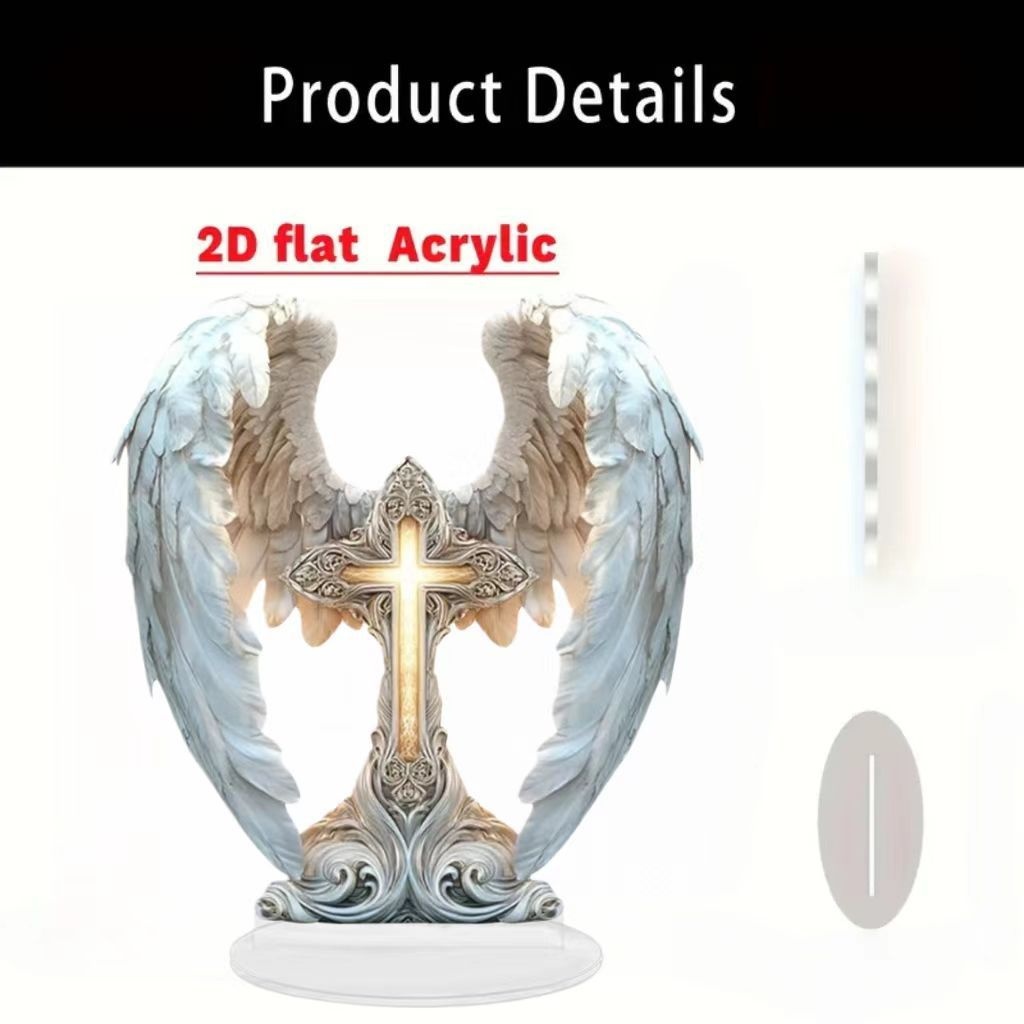 Card-insert Acrylic Standing Sign Flat Ornament - Image 2