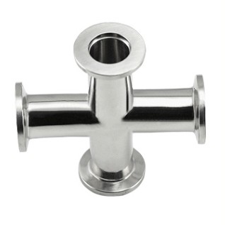 304 Stainless Steel High Vacuum Quick Installation Four-way
