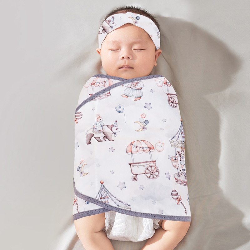 Anti-startle Swaddle Blanket Summer Thin Style - Image 7