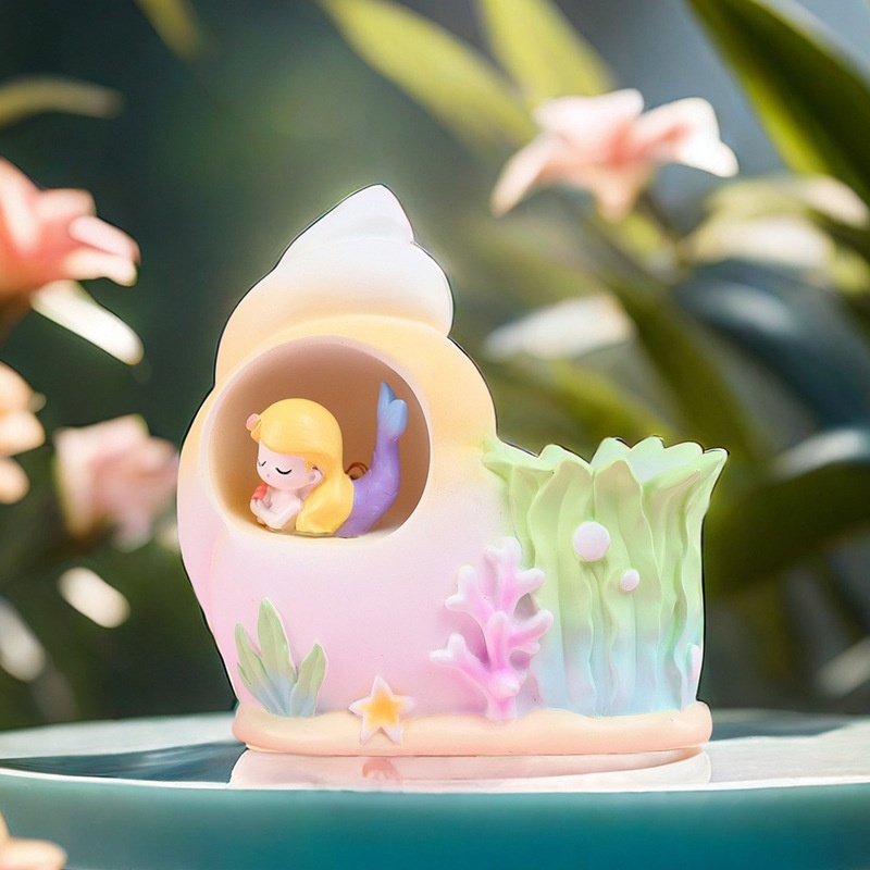 New Cartoon Dream Resin Pen Lamp Decoration Series