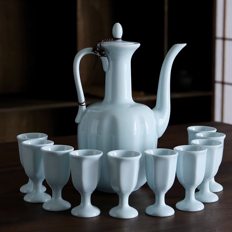 Ceramic Chinese Style Song Wine Pot Liquor Divider - Image 2