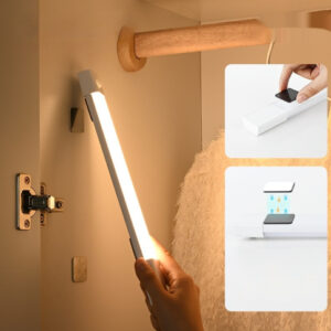 Wireless Magnetic Self-adhesive Strip Light For Cabinets Rechargeable Wardrobe Light Strip