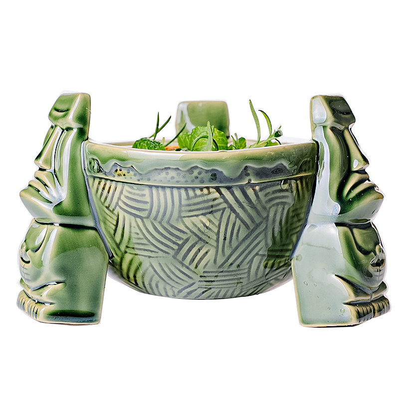 Hawaiian Cocktail Fruit Characteristic Wine Glass Ceramic