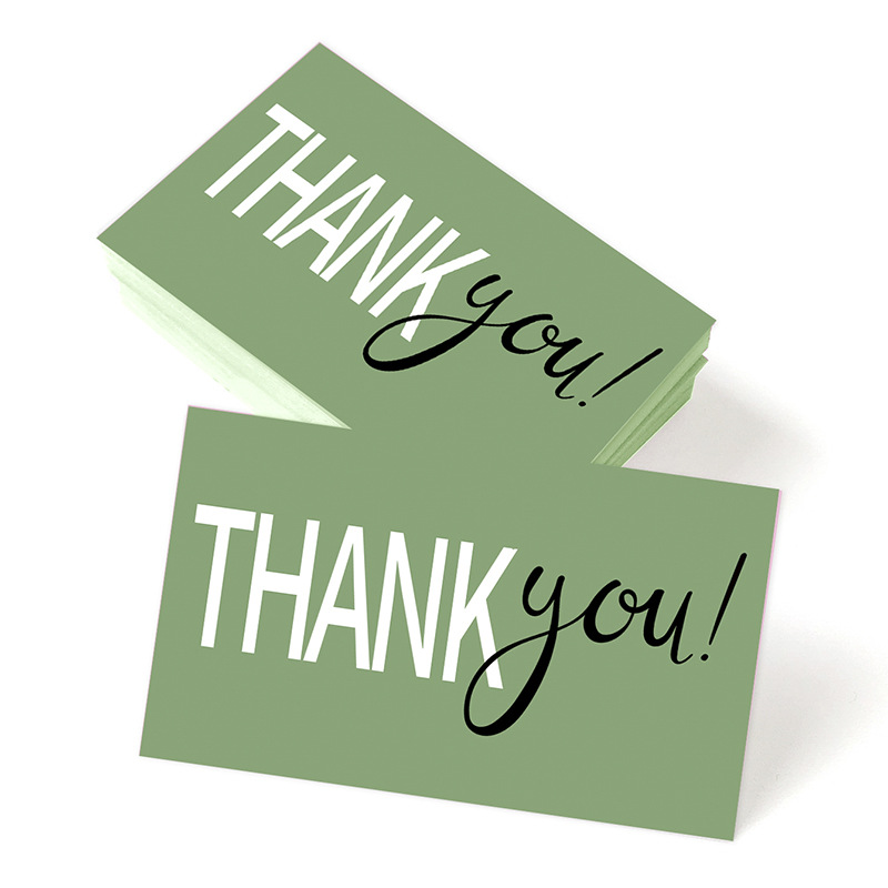 Thank-you Card Gift Present Holiday Greeting Card Wedding Business Party Invitation - Image 2