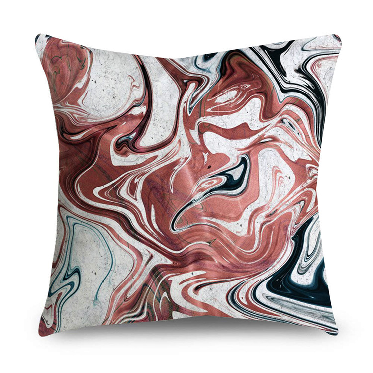 Rose Gold Polyester Pillow Cover Black Gold Element Cushion Throw Pillowcase - Image 31