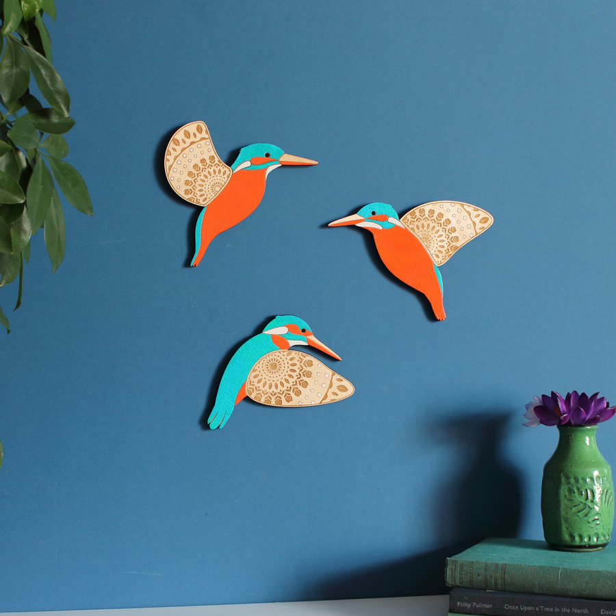 Wooden Flying Bird Wall Hanging Decoration Wall Pendant - Image 7