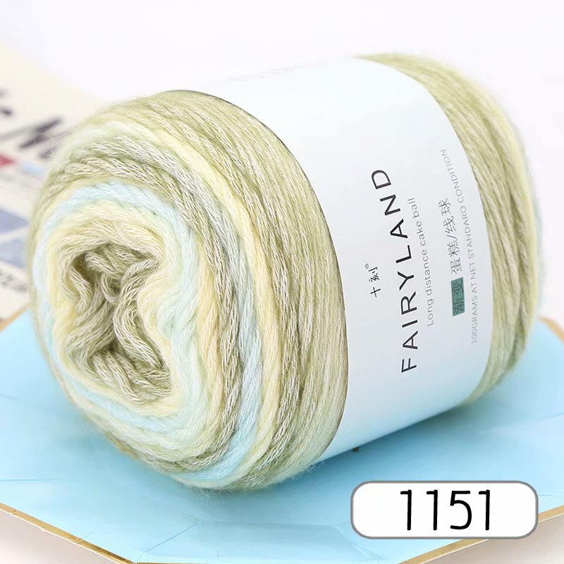 Gradient Cotton Thread Rainbow Hand Woven - Image 2