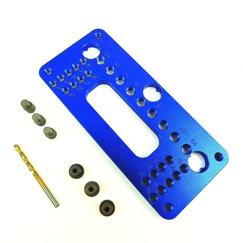 Woodworking door handle positioning hole punch - Image 3