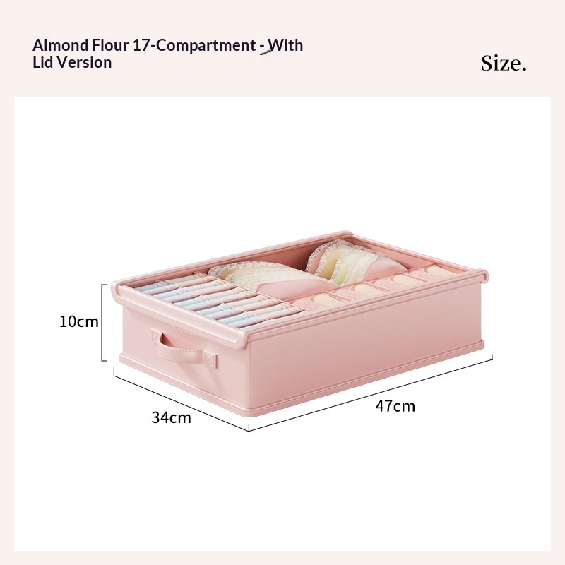 Portable Household Underwear Compartment Storage Box