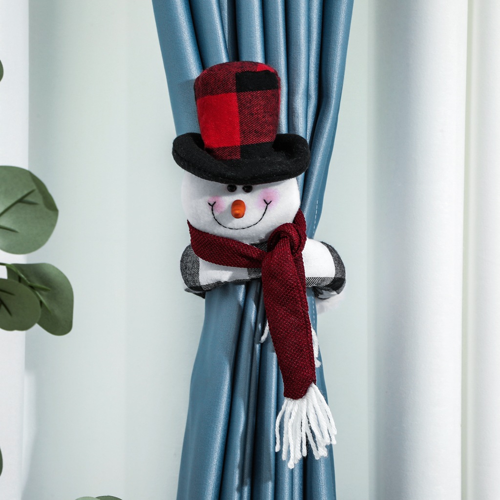 Christmas decorations forest elderly curtain buckle - Image 15