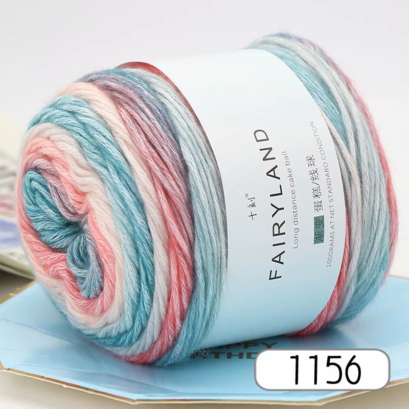 Gradient Cotton Thread Rainbow Hand Woven - Image 16