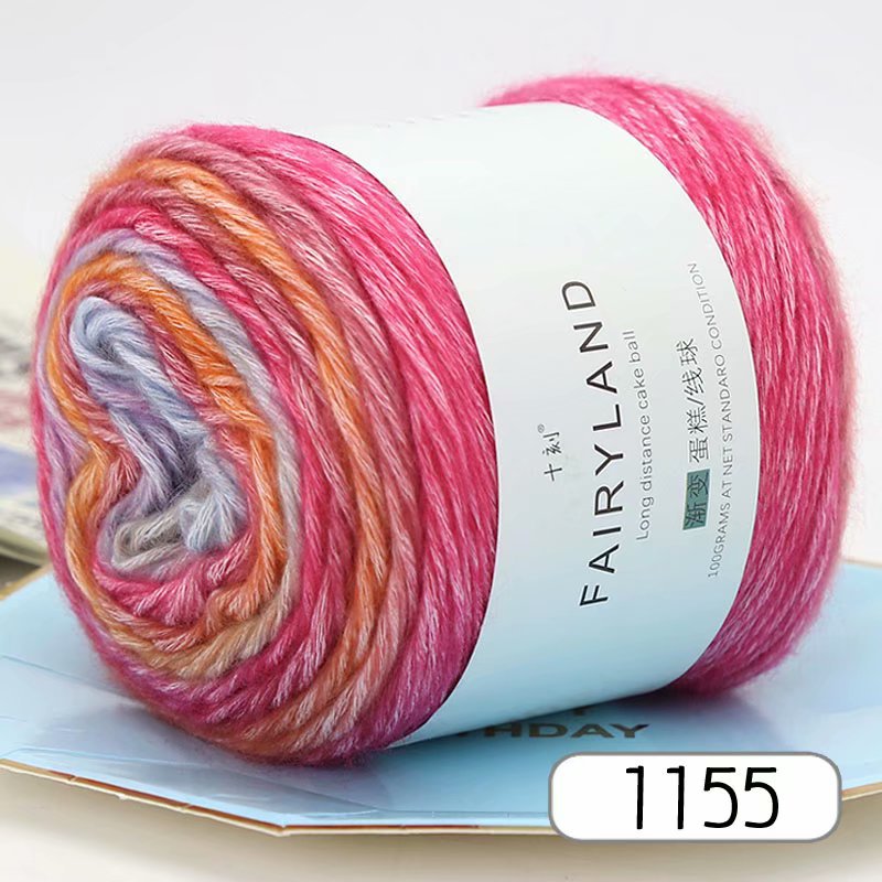 Gradient Cotton Thread Rainbow Hand Woven - Image 14
