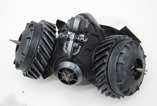 Steampunk gas mask face - Image 10