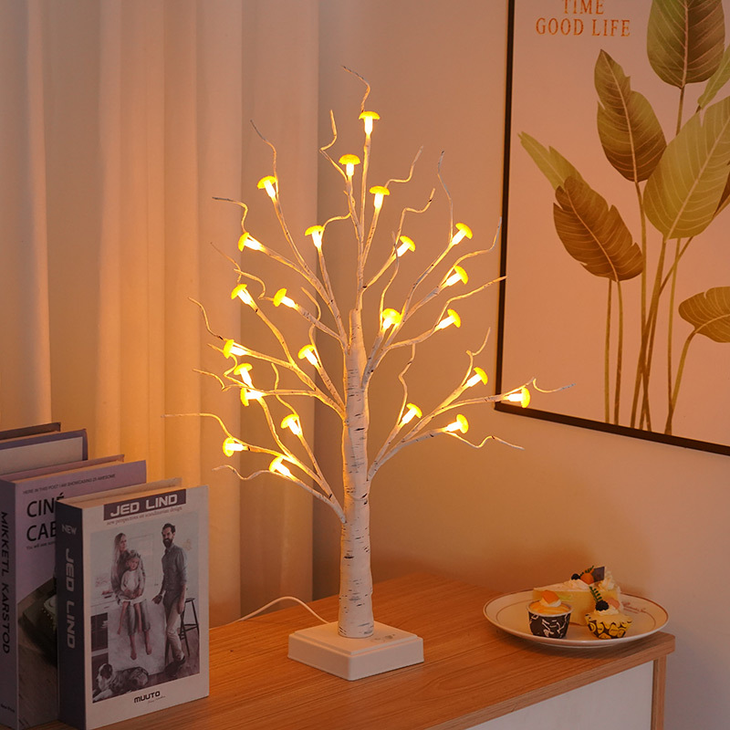Mushroom Tree Lamp Led Indoor Home Decoration