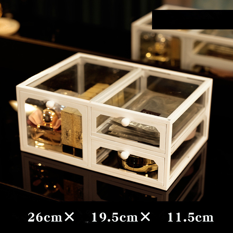 Glass Cosmetics Dustproof Plastic Houseware Lipstick Storage Box