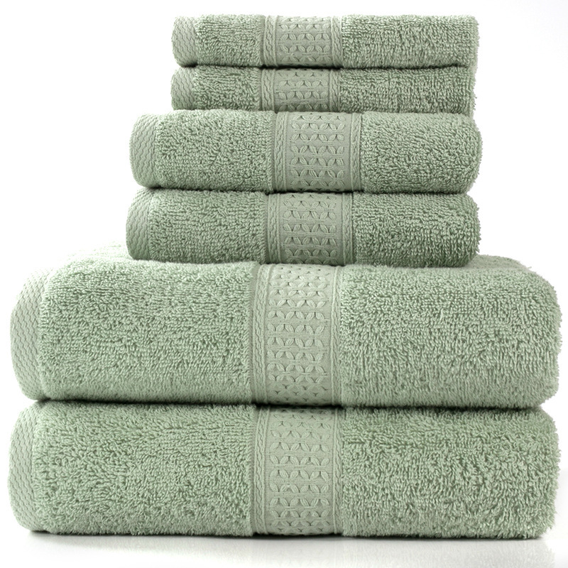 Cotton absorbent towel set of 3 pieces and 6 pieces - Image 3