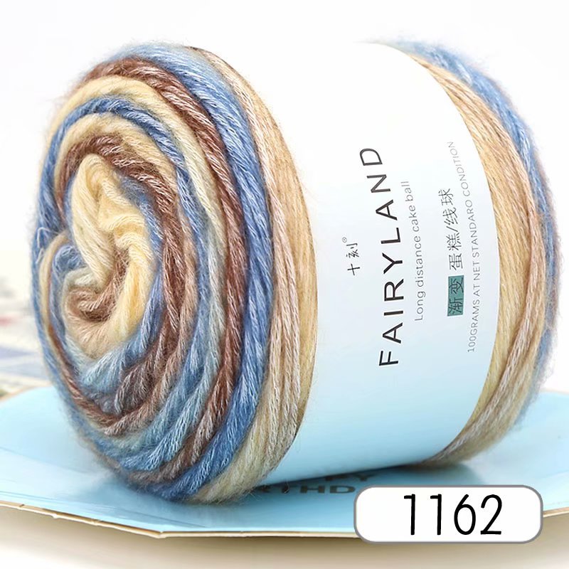 Gradient Cotton Thread Rainbow Hand Woven - Image 13
