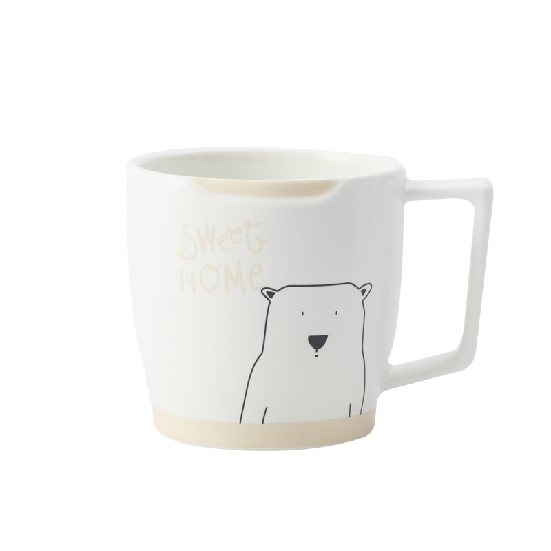 Cartoon creative animal ceramic cup