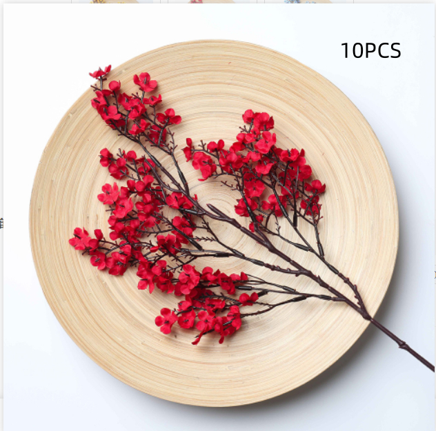 Single Plum Blossom Starry Sky Home Decoration Simulation Plastic Flowers - Image 8