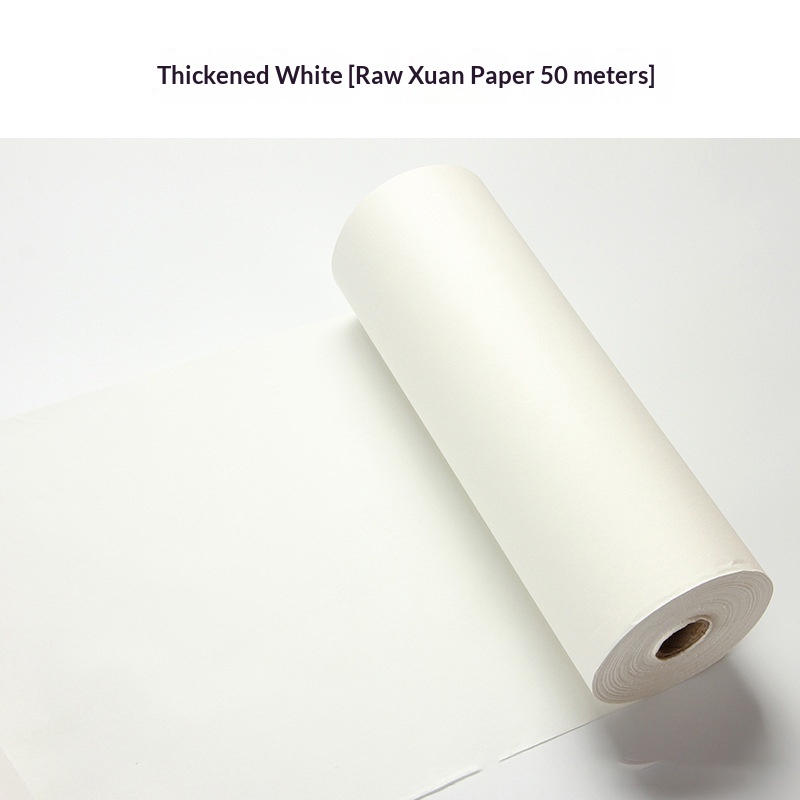 100-meter-long Extra-thick Raw Xuan Paper For Calligraphy And Painting - Image 6