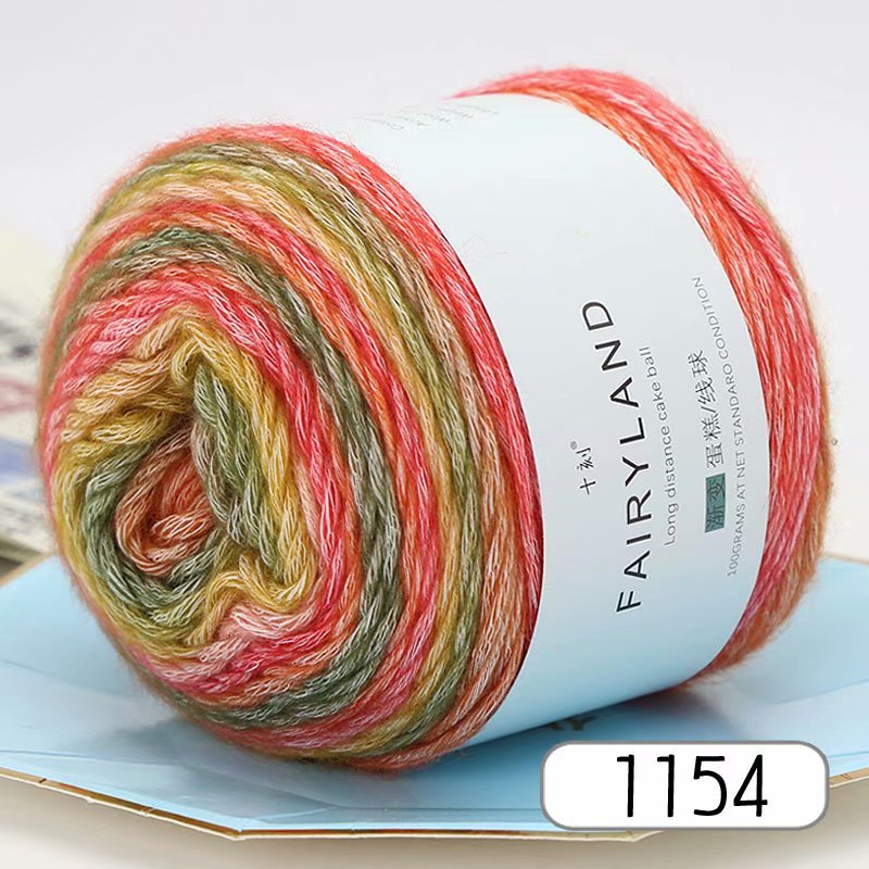 Gradient Cotton Thread Rainbow Hand Woven - Image 11