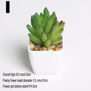 Simulated succulents mini potted plants