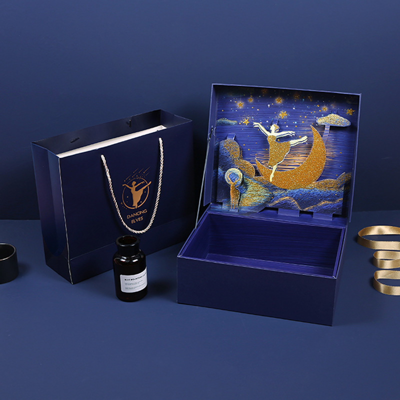 Hand Gift Packaging Box Birthday Gift Bag Box Customization - Image 3