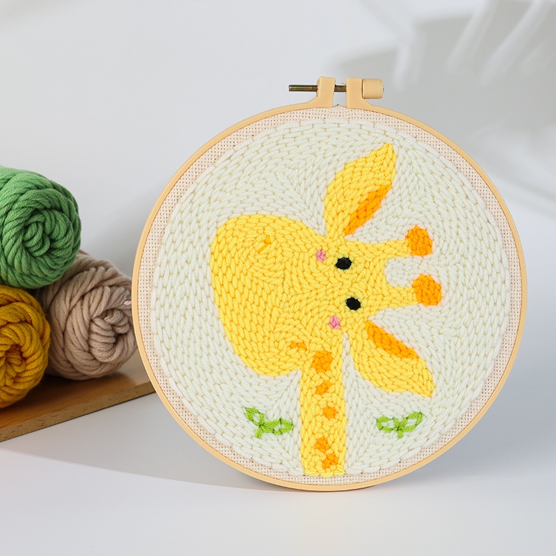 Handmade Embroidery Material Package Needle Children Beginners Stamp String Art Decoration - Image 8