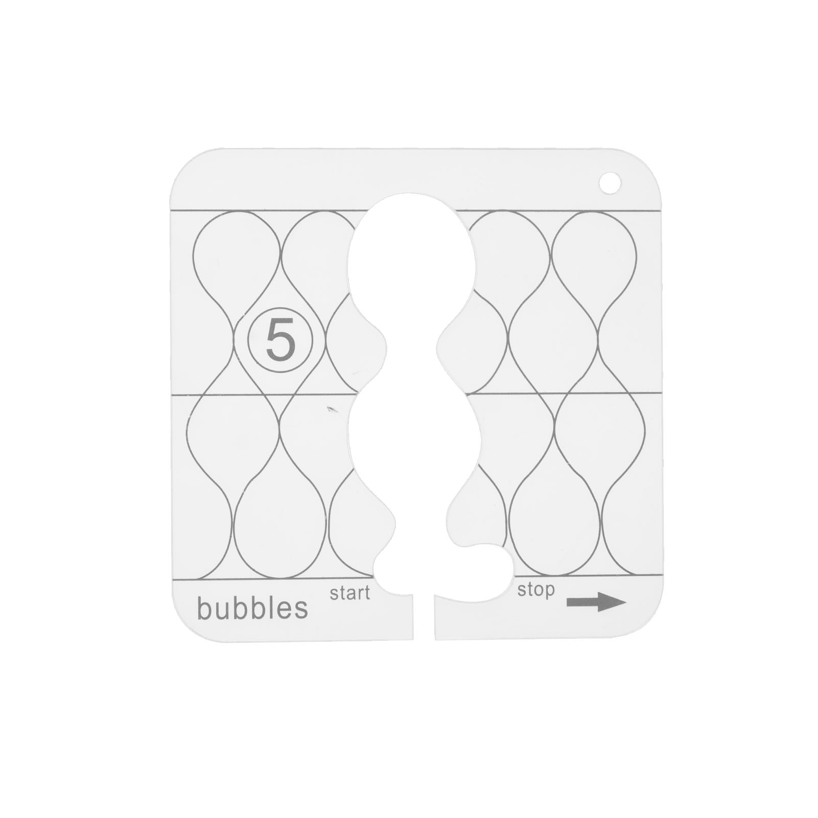 Shaped Hollow Sewing Kit Patchwork Template - Image 7