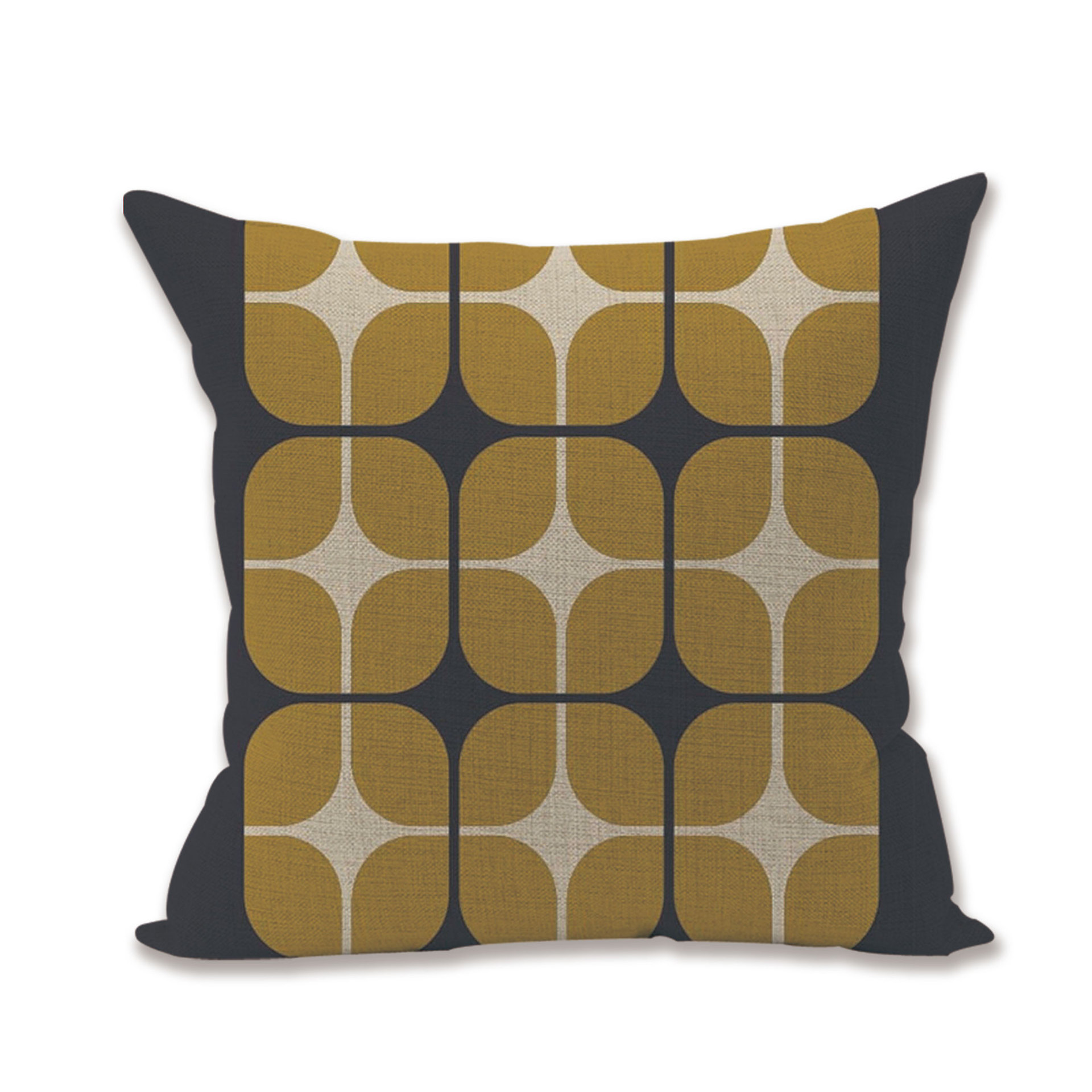 Simple Linen Home Office Sofa Pillowcase
