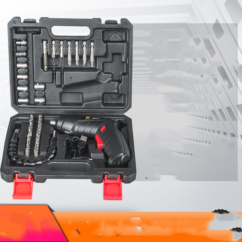 Multifunctional Rechargeable Lithium Battery Screwdriver Screwdriver Mini Screwdriver Set - Image 3