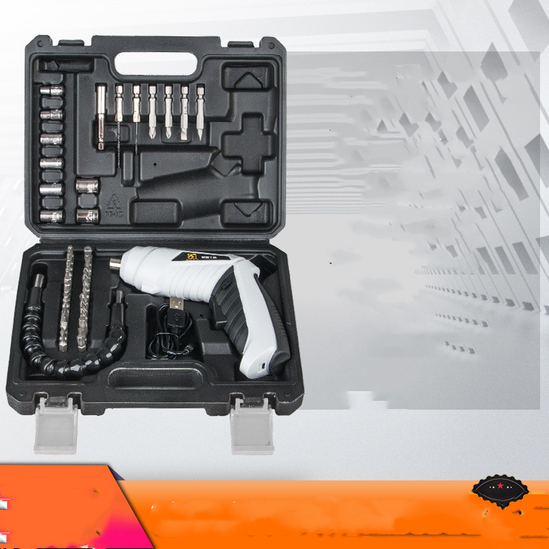 Multifunctional Rechargeable Lithium Battery Screwdriver Screwdriver Mini Screwdriver Set - Image 5