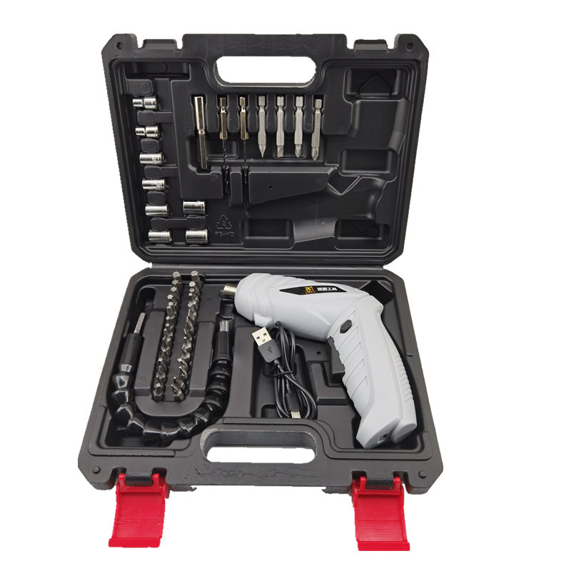 Multifunctional Rechargeable Lithium Battery Screwdriver Screwdriver Mini Screwdriver Set - Image 4