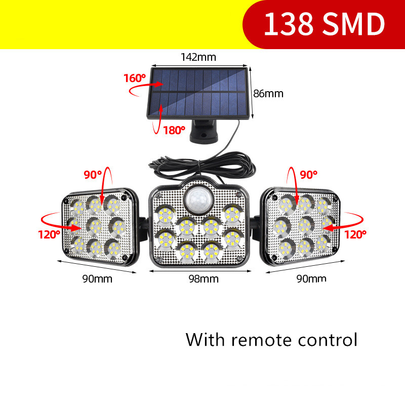 Solar Lamp Waterproof Separate Sensor Wall Lamp - Image 5
