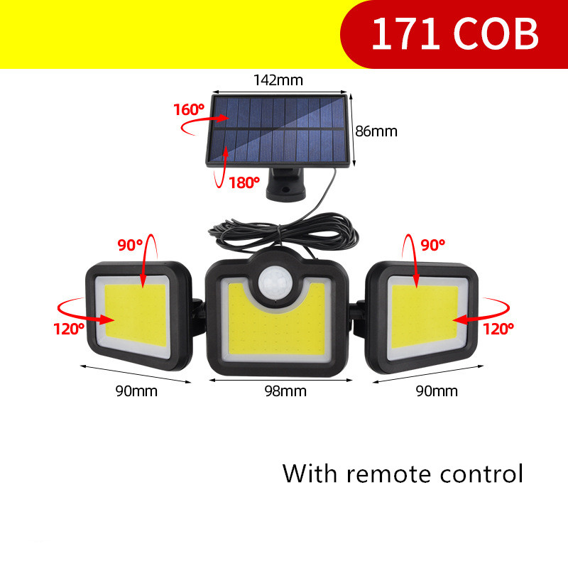 Solar Lamp Waterproof Separate Sensor Wall Lamp - Image 7