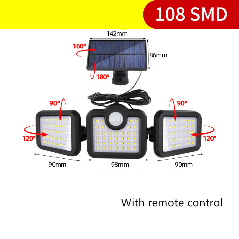 Solar Lamp Waterproof Separate Sensor Wall Lamp - Image 6