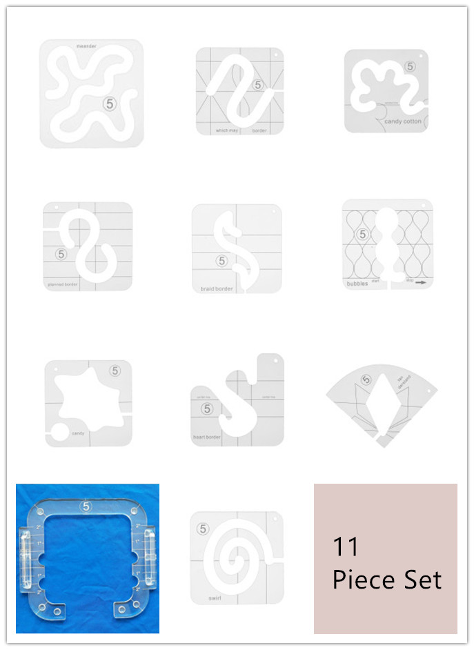 Shaped Hollow Sewing Kit Patchwork Template - Image 12