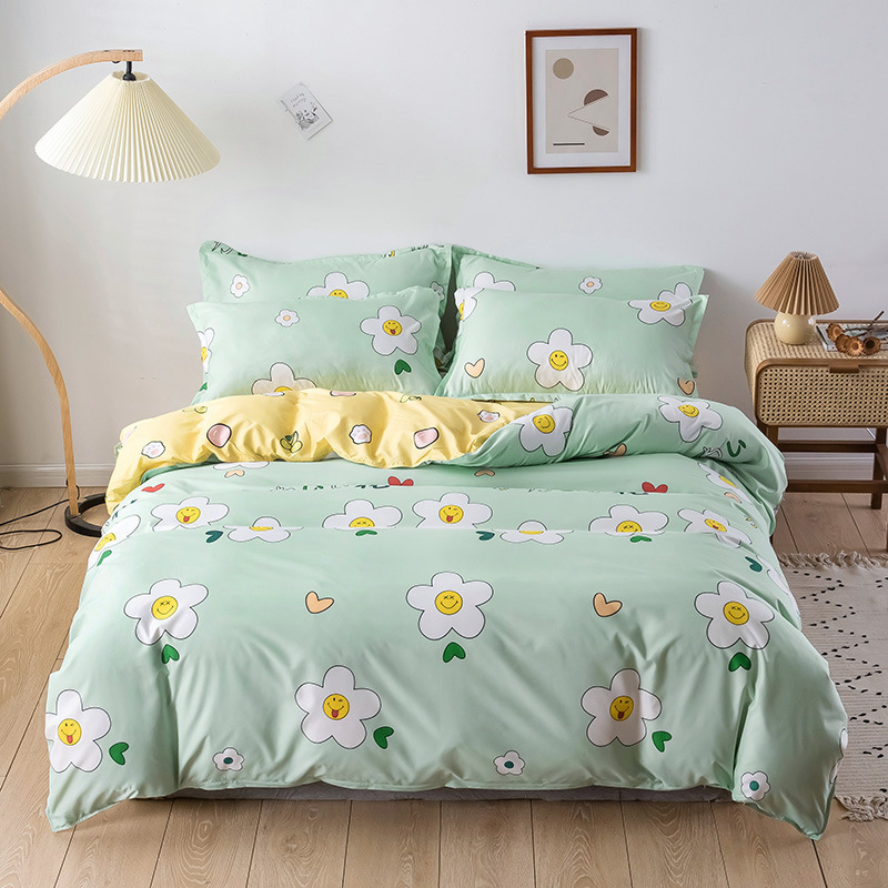 New Style Aloe Cotton Print Small Fresh Four-Piece Suit - Image 2