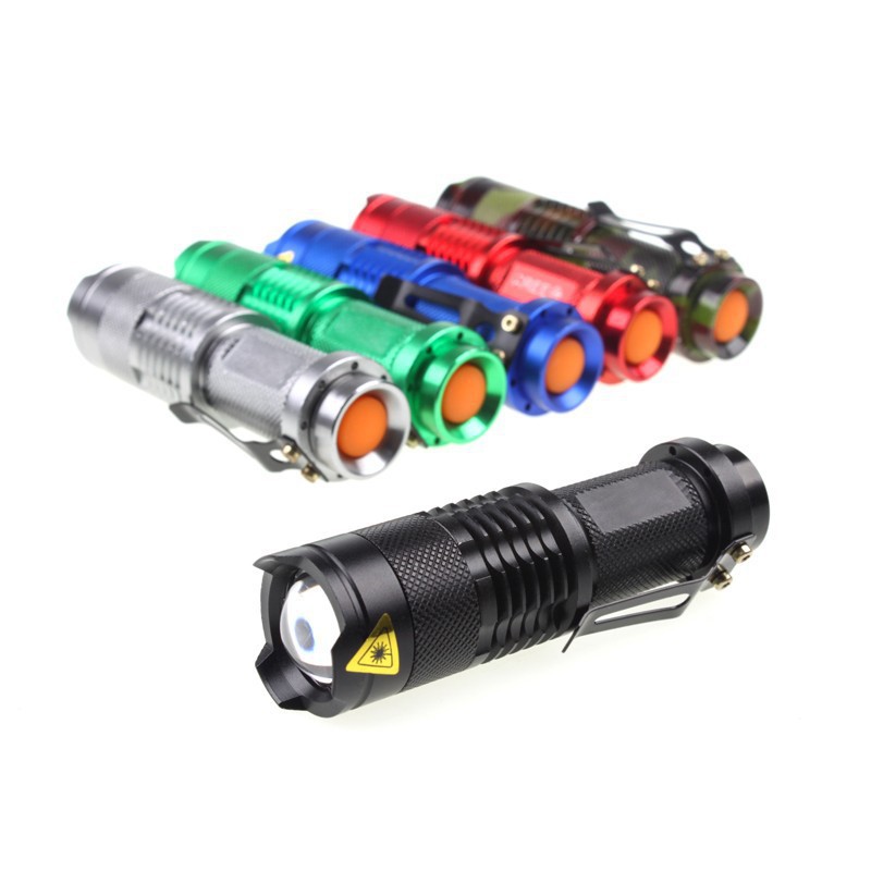 Strong Light Flashlight LED Zoom Mini Flashlight Outdoor Lighting - Image 2