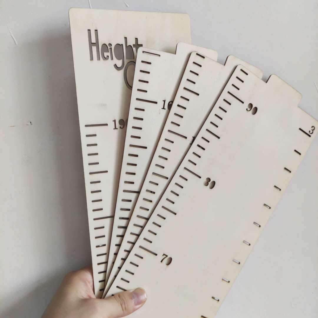 Nordic Style Wooden Children's Height Ruler Wall Sticker