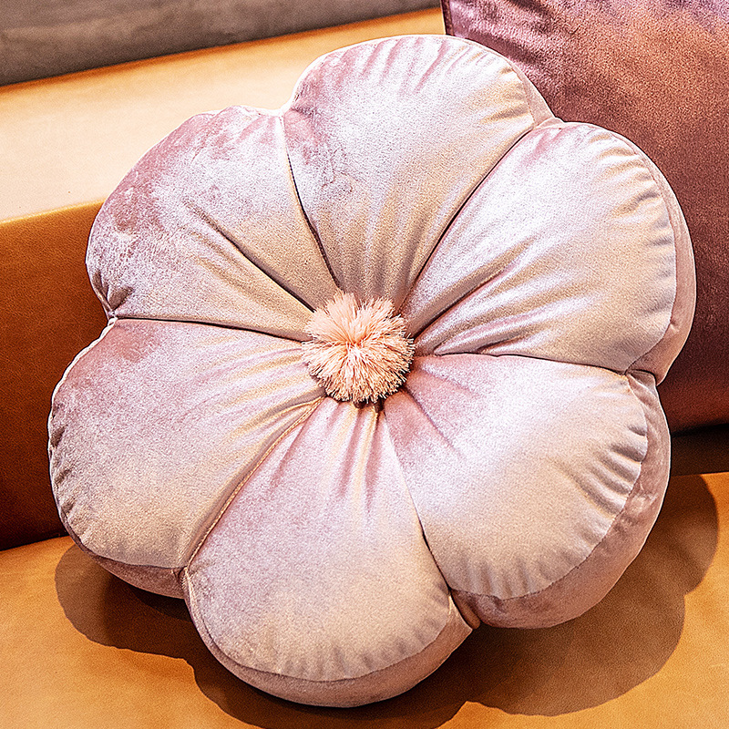 Flower Pillow Nordic Ins Wind Velvet Velvet