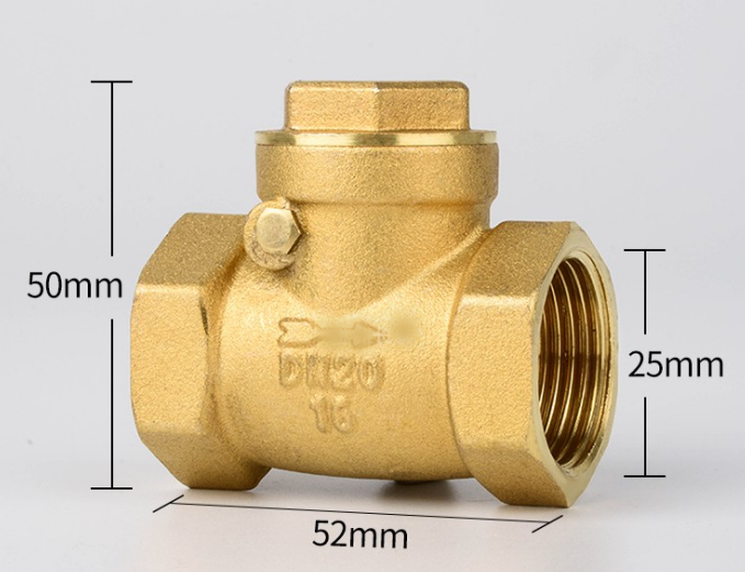Horizontal Check Valve All Copper Check Valve Check Valve Check Valve 4 Points 6 Points 1 Inch DN50 65 80 100 - Image 2