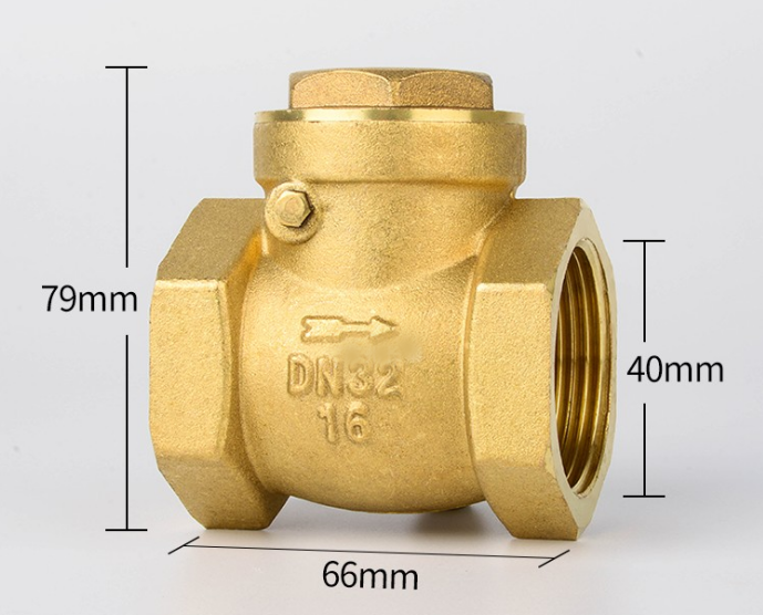 Horizontal Check Valve All Copper Check Valve Check Valve Check Valve 4 Points 6 Points 1 Inch DN50 65 80 100 - Image 4