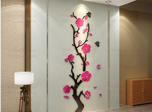 Plum Blossom Porch Decoration Wall Stickers - Image 2