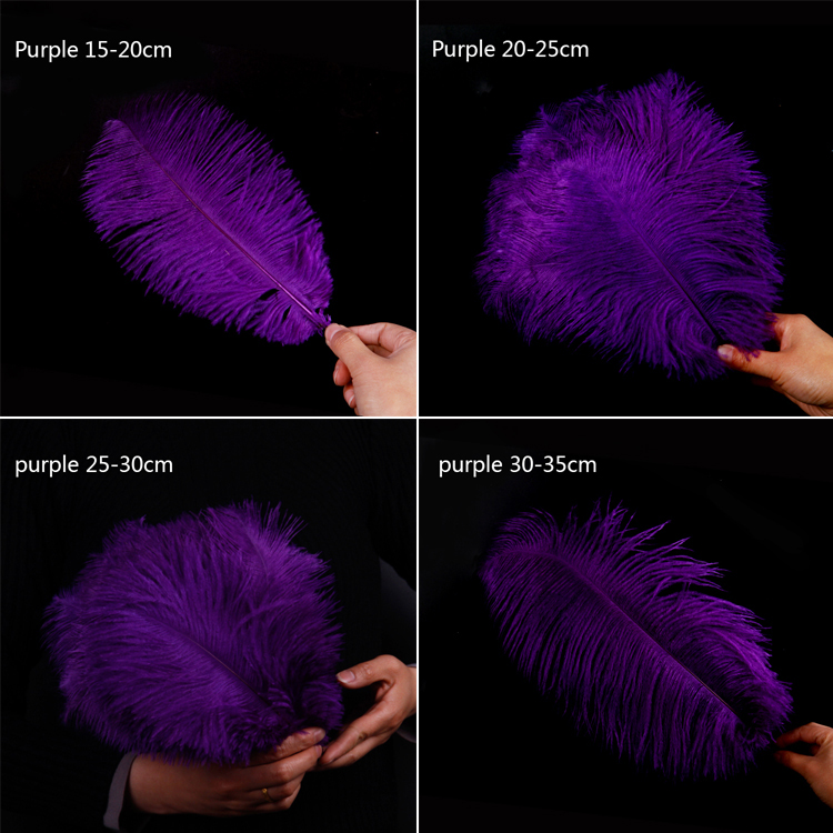 Purple Ostrich Feather Wedding