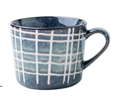 Vintage Style Ceramic Cup Blue Pink Coffee Cup Mug Mug Household Drinking Water Cup
