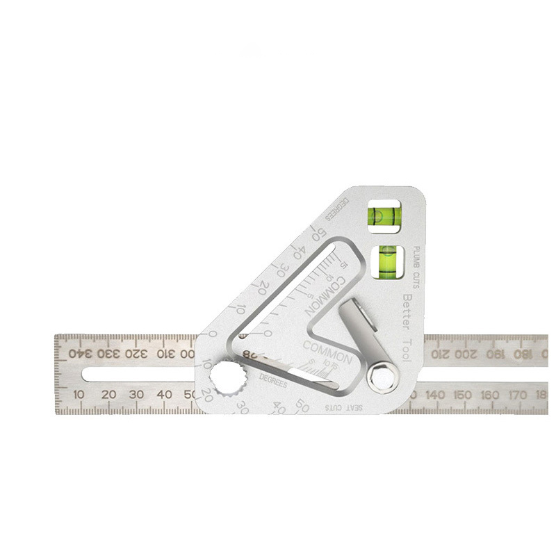 Triangular Level Multifunctional Woodworking Triangle Ruler Angle Ruler Revolutionary Carpentry Tool Measuring Tools